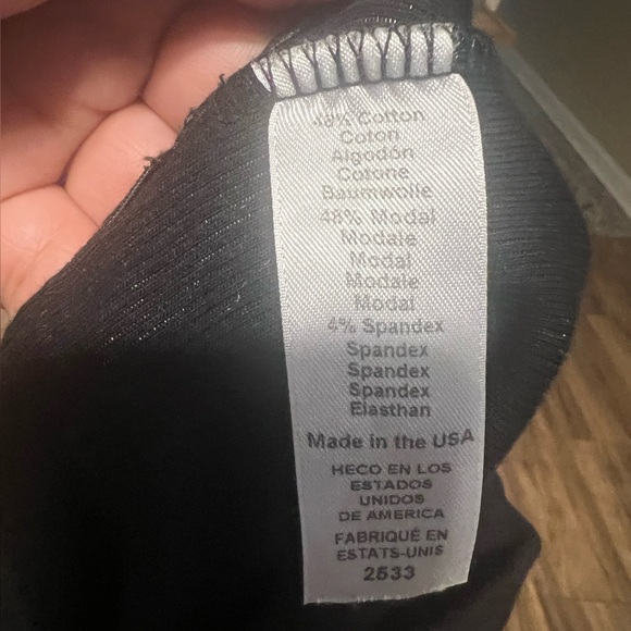 Michael Stars Macy Black Sleeveless Turtleneck Bodycon Stretch Dress Medium - Picture 11 of 15